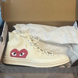 Comme des garçon X converse shoe, never worn